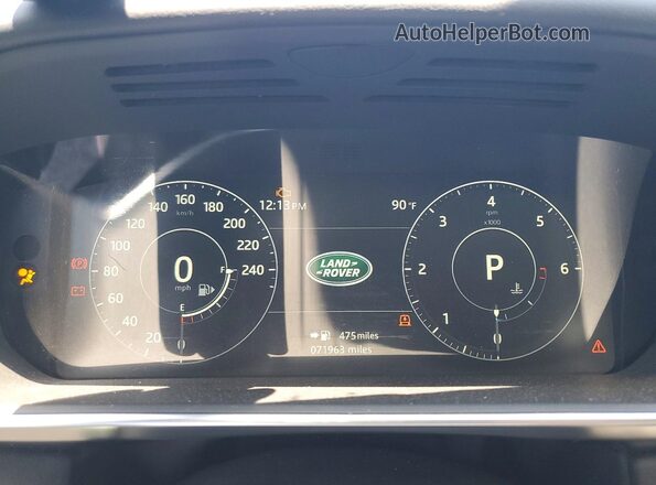 SALWR2FK2HA128193 2017 LAND ROVER RANGE Серый Вид щитка приборов