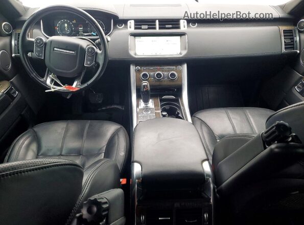 SALWR2FK2HA136942 2017 LAND ROVER RANGE Black Widok deski rozdzielczej