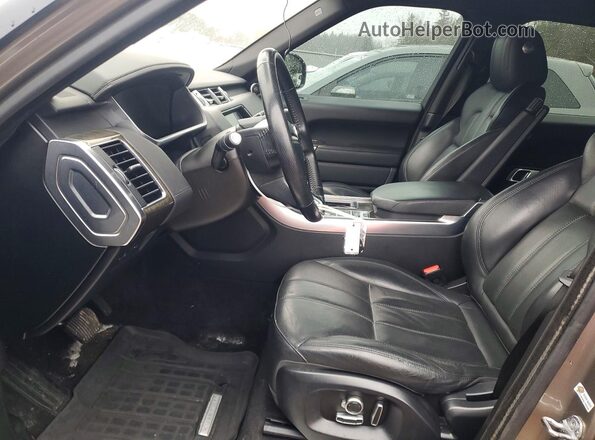 SALWR2FK2HA136942 2017 LAND ROVER RANGE Black Widok wnętrza z przodu