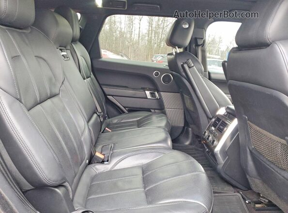 SALWR2FK2HA136942 2017 LAND ROVER RANGE Black Widok wnętrza z tyłu