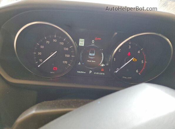 SALWR2FK6HA668856 2017 LAND ROVER RANGE Gray Instrument cluster view