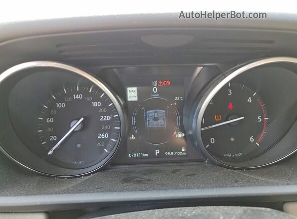 SALWR2FKXHA152547 2017 LAND ROVER RANGE Black Instrument cluster view