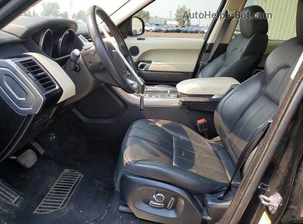 SALWR2FKXHA152547 2017 LAND ROVER RANGE Black Front interior view