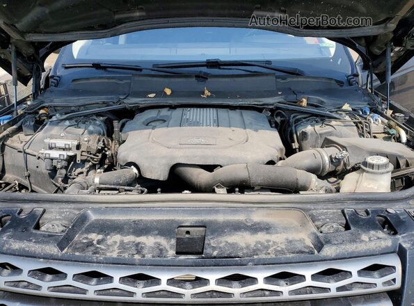 SALWR2FKXHA152547 2017 LAND ROVER RANGE Black Engine compartment view