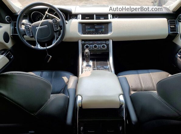 SALWR2FKXHA152547 2017 LAND ROVER RANGE Black Dashboard view