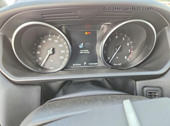 SALWR2FV1HA670119 2017 LAND ROVER RANGE White Widok zestawu wskaźników