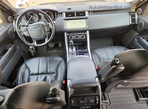 SALWR2FV1HA670119 2017 LAND ROVER RANGE White Widok deski rozdzielczej
