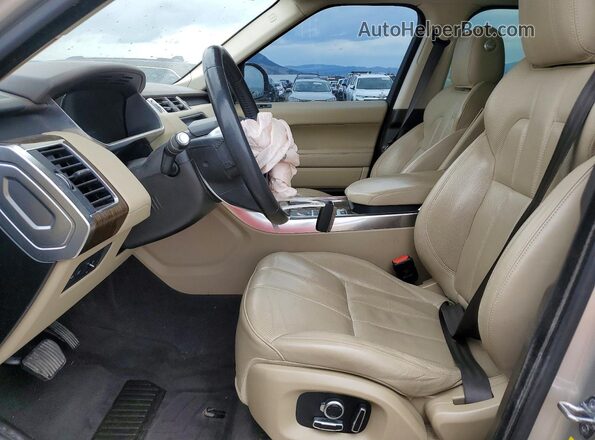 SALWR2FV2HA143397 2017 LAND ROVER RANGE Бежевый Вид салона спереди