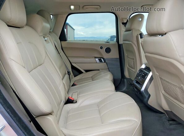 SALWR2FV2HA143397 2017 LAND ROVER RANGE Бежевый Вид задней части салона