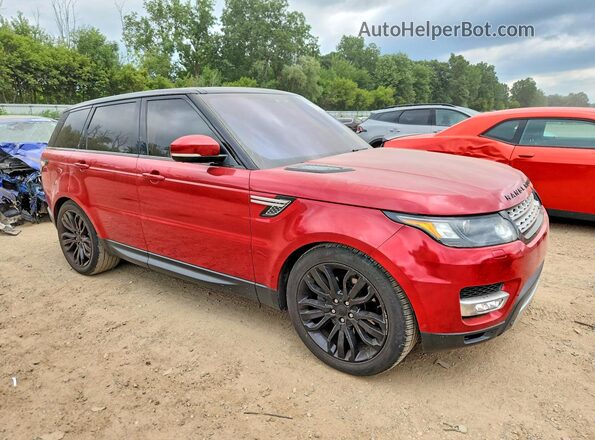 SALWR2FV3HA162461 2017 LAND ROVER RANGE Red Front right