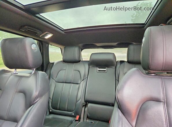 SALWR2FV3HA162461 2017 LAND ROVER RANGE Red Rear seats view