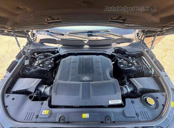 SALWR2FV6HA148747 2017 LAND ROVER RANGE Black Вид салону спереду