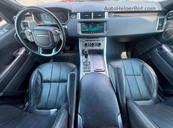 SALWR2FV6HA148747 2017 LAND ROVER RANGE Black Вид щитка приладів