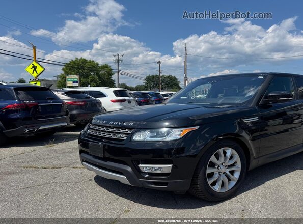 SALWR2FV6HA148747 2017 LAND ROVER RANGE ROVER SPORT Black Передня ліва чверть