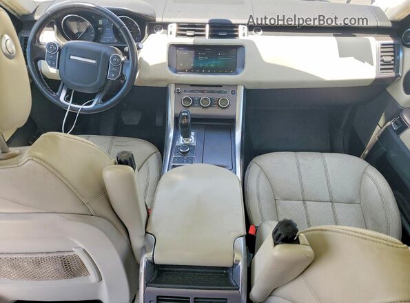 SALWR2FV7HA682453 2017 LAND ROVER RANGE White Вид панелі приладів