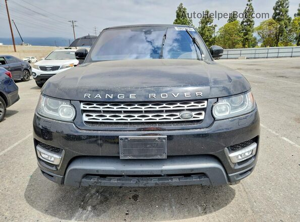 SALWR2FVXHA136701 2017 LAND ROVER RANGE Black Widok z przodu
