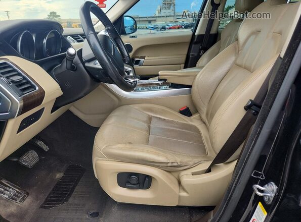 SALWR2KF3GA550979 2016 LAND ROVER RANGE Black Widok wnętrza z przodu