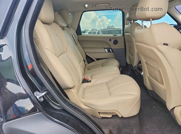 SALWR2KF3GA550979 2016 LAND ROVER RANGE Black Widok tylnych siedzeń