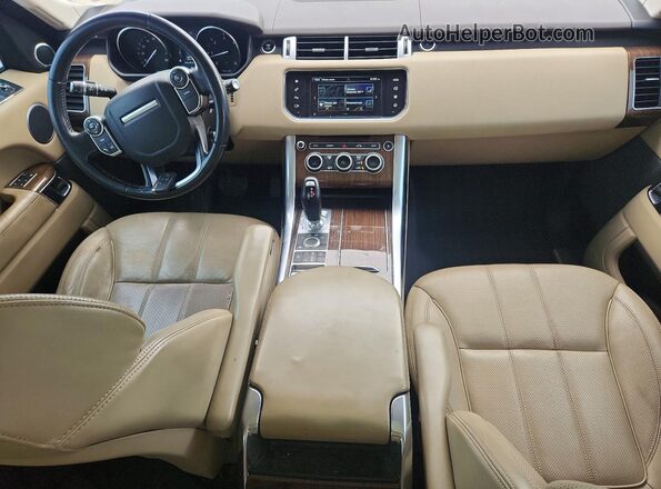 SALWR2KF3GA550979 2016 LAND ROVER RANGE Black Widok deski rozdzielczej