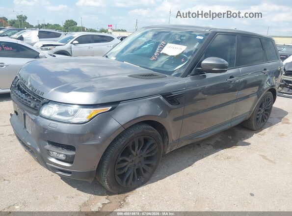 SALWR2KF4GA632820 2016 LAND ROVER RANGE ROVER SPORT Gray Передня ліва чверть