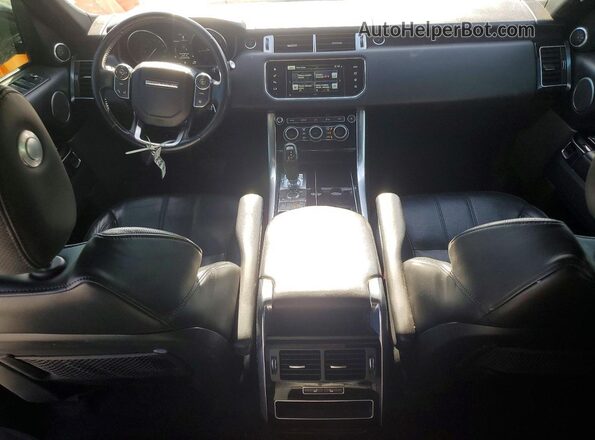 SALWR2KF4GA638889 2016 LAND ROVER RANGE Черный Вид панели приборов