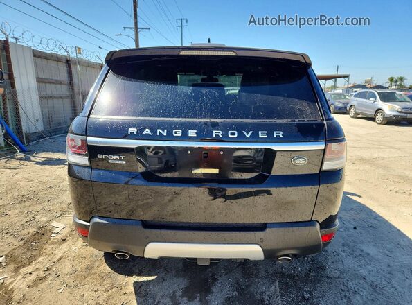 SALWR2KF7GA646095 2016 LAND ROVER RANGE Black უკანა ხედი
