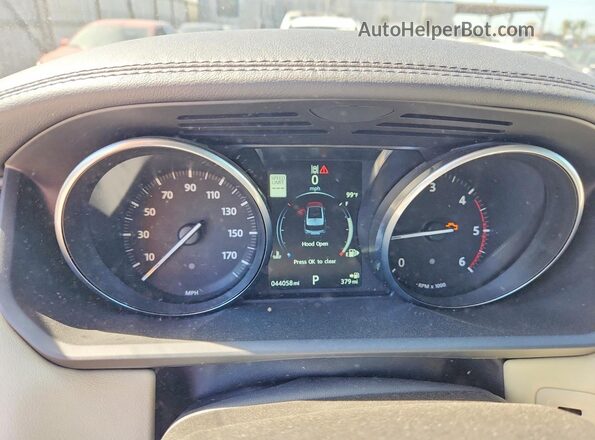 SALWR2KF7GA646095 2016 LAND ROVER RANGE Black ხელსაწყოთა პანელის ხედი