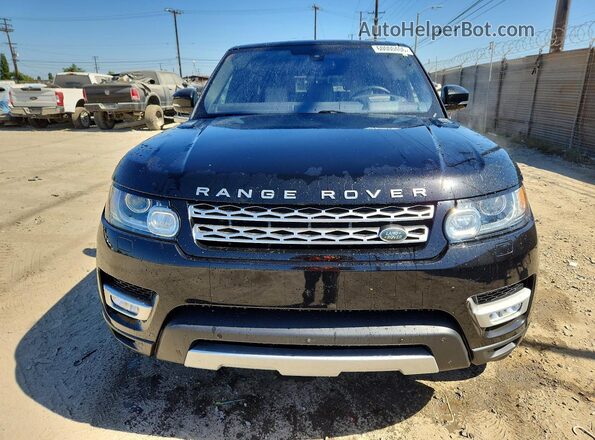 SALWR2KF7GA646095 2016 LAND ROVER RANGE Black წინა ხედი