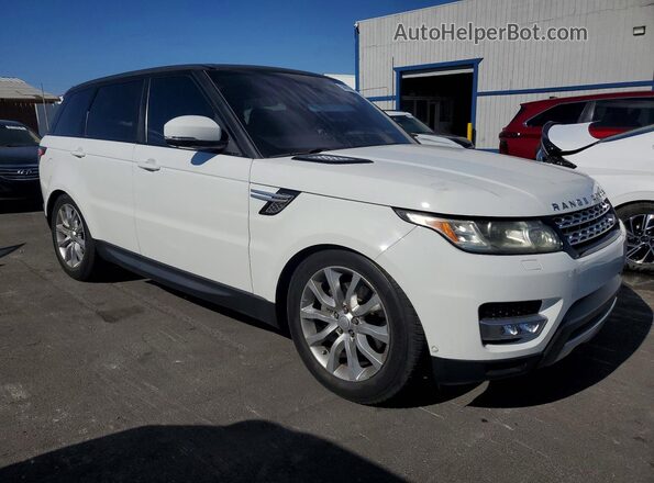 SALWR2PF1GA592236 2016 LAND ROVER RANGE Белый Передняя правая четверть