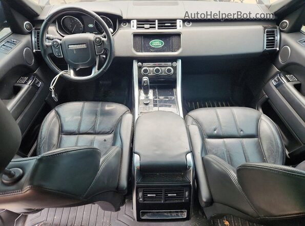 SALWR2PF3GA120975 2016 LAND ROVER RANGE Black წინა პანელის ხედი