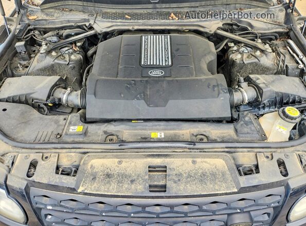 SALWR2PF3GA120975 2016 LAND ROVER RANGE Black ძრავის განყოფილების ხედი