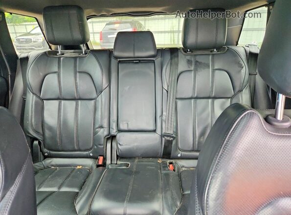 SALWR2PF3GA120975 2016 LAND ROVER RANGE Black უკანა სავარძლების ხედი