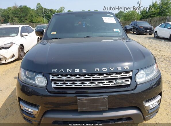 SALWR2PF4GA664126 2016 LAND ROVER RANGE ROVER SPORT Black Widok z przodu