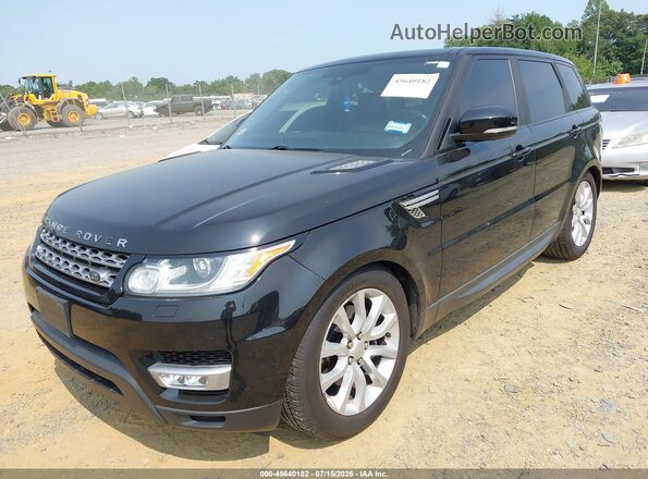 SALWR2PF4GA664126 2016 LAND ROVER RANGE ROVER SPORT Black Przód lewy