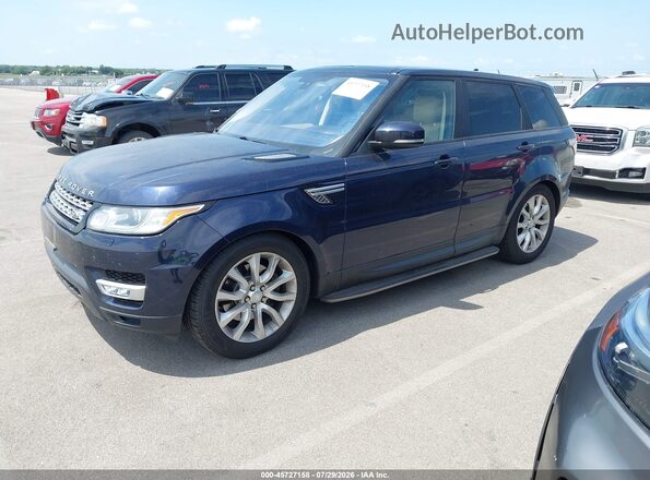 SALWR2PF6GA119576 2016 LAND ROVER RANGE ROVER SPORT Blue Передня ліва чверть
