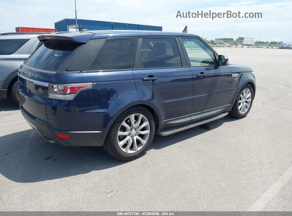 SALWR2PF6GA119576 2016 LAND ROVER RANGE ROVER SPORT Blue Задня права чверть
