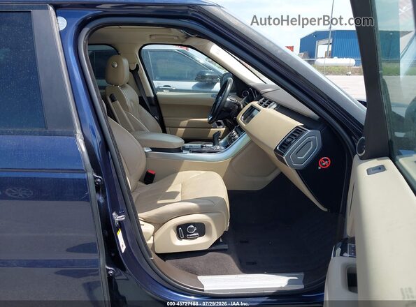 SALWR2PF6GA119576 2016 LAND ROVER RANGE ROVER SPORT Blue Вид салону спереду