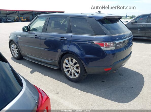 SALWR2PF6GA119576 2016 LAND ROVER RANGE ROVER SPORT Blue Задня ліва чверть