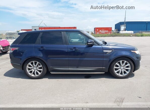 SALWR2PF6GA119576 2016 LAND ROVER RANGE ROVER SPORT Blue Вид задньої частини салону