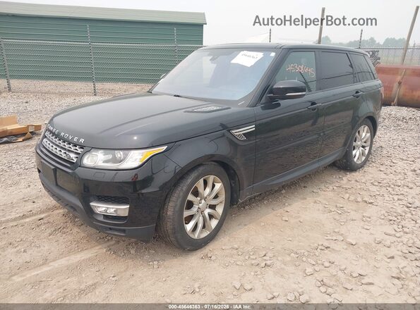SALWR2PF7GA117044 2016 LAND ROVER RANGE ROVER SPORT Black Przód lewy