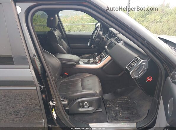 SALWR2PF7GA117044 2016 LAND ROVER RANGE ROVER SPORT Black Widok wnętrza z przodu