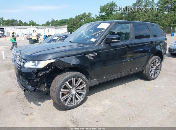 SALWR2PF7GA593505 2016 LAND ROVER RANGE ROVER SPORT Black წინა ხედი