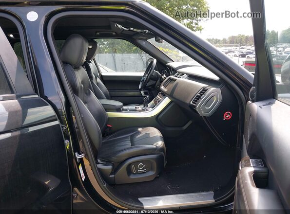 SALWR2PF7GA593505 2016 LAND ROVER RANGE ROVER SPORT Black წინა სალონის ხედი