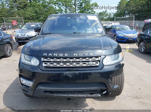 SALWR2PF7GA593505 2016 LAND ROVER RANGE ROVER SPORT Black უკანა სალონის ხედი