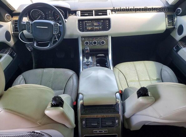 SALWR2PF7GA659289 2016 LAND ROVER RANGE Белый Вид панели приборов