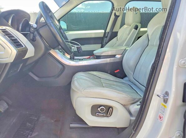SALWR2PF7GA659289 2016 LAND ROVER RANGE Белый Вид салона спереди