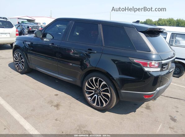 SALWR2PF8GA595683 2016 LAND ROVER RANGE ROVER SPORT Black Հետևի ձախ