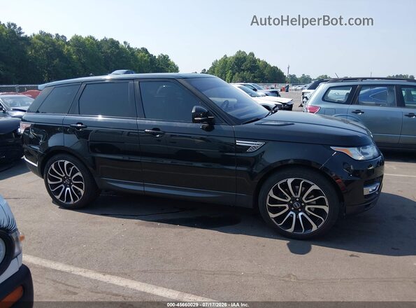 SALWR2PF8GA595683 2016 LAND ROVER RANGE ROVER SPORT Black Սալոնի հետևի տեսք