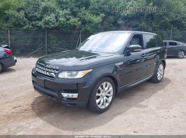 SALWR2PF9GA592761 2016 LAND ROVER RANGE ROVER SPORT Black Առջևի ձախ երեք քառորդ տեսարան
