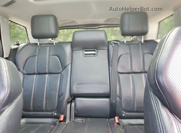 SALWR2PF9GA593022 2016 LAND ROVER RANGE White უკანა სავარძლების ხედი